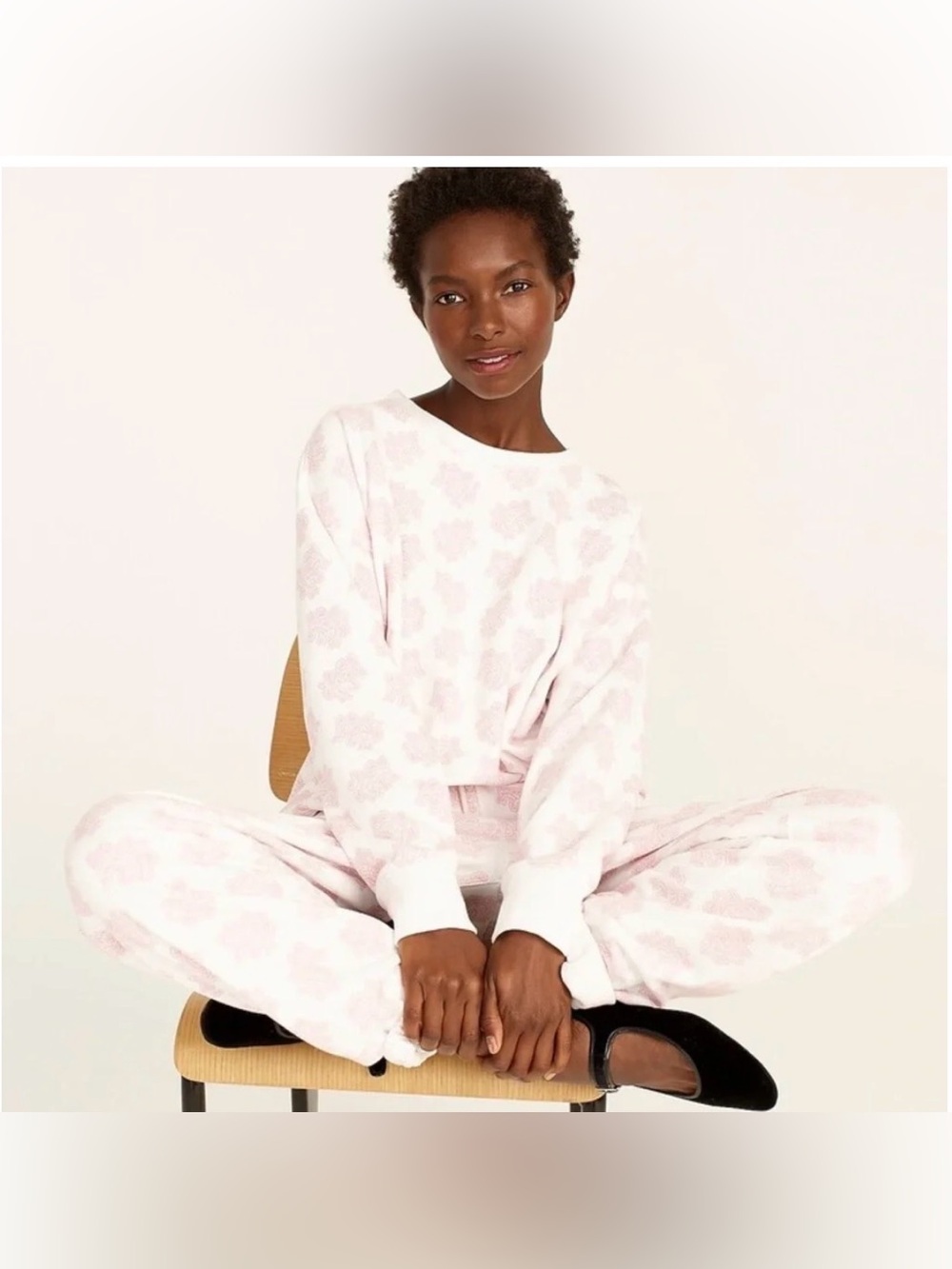 J. Crew University Terry Paisley Sweatpants M